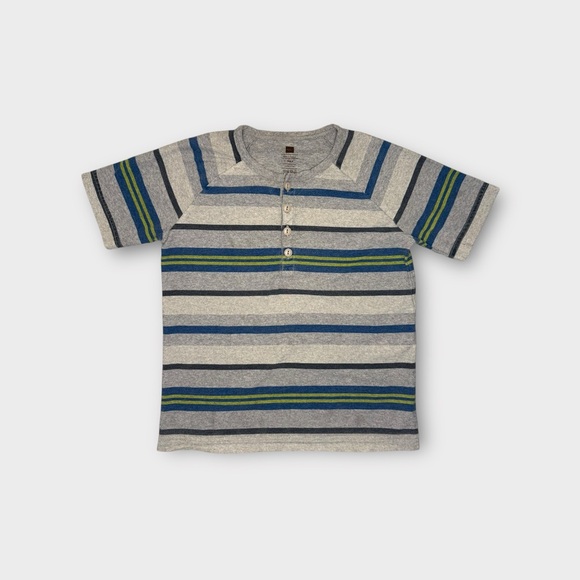 Tea Collection Other - Tea Collection Gray & Blue Striped Shirt